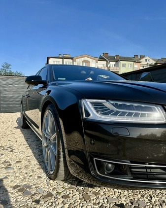 Audi A8 cena 130000 przebieg: 222400, rok produkcji 2013 z Okonek małe 466